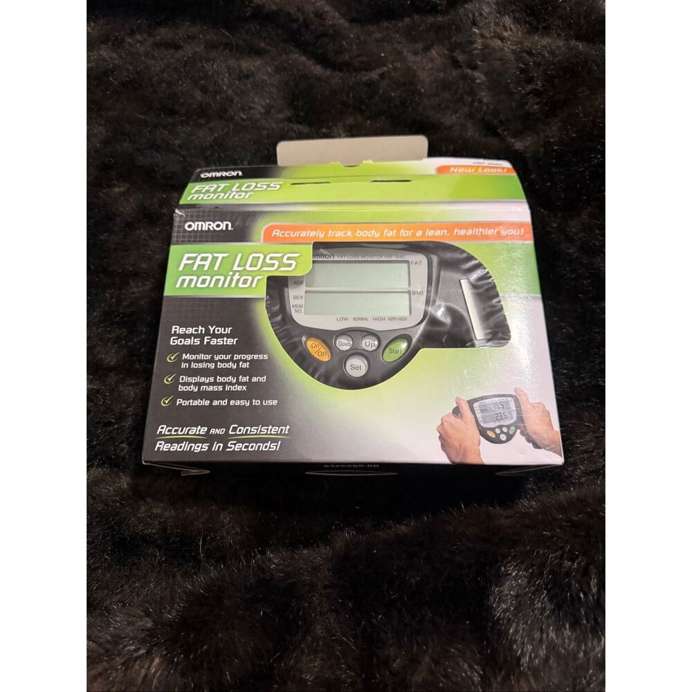 Omron HBF-306C Fat Loss Monitor – Handheld Body Fat & BMI Analyzer